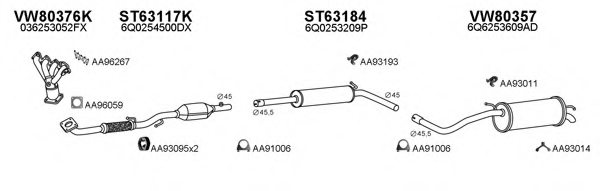 VENEPORTE 600046 Exhaust System